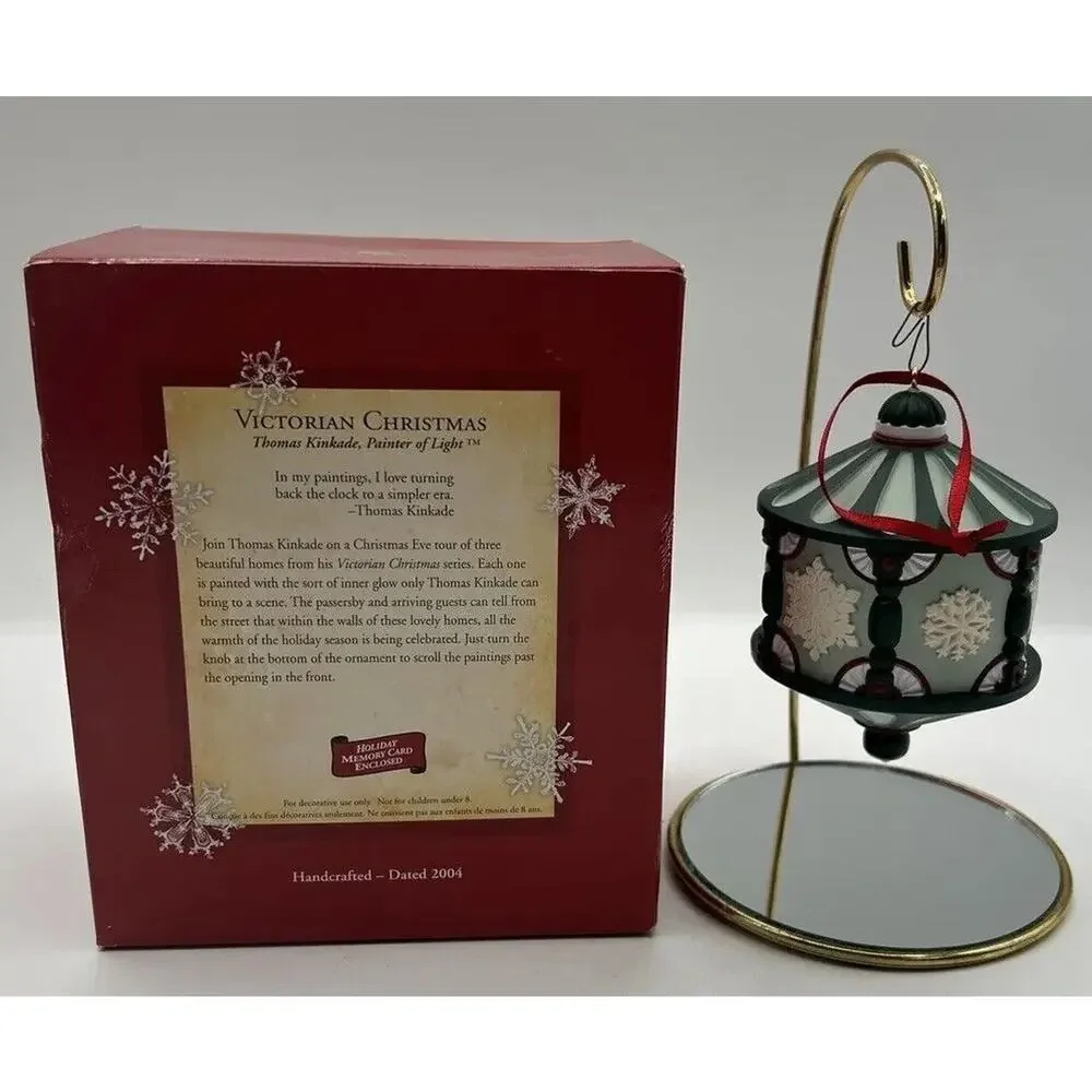 Hallmark Keepsake Ornament Victorian Christmas‎ Thomas Kinkade 2004 U74